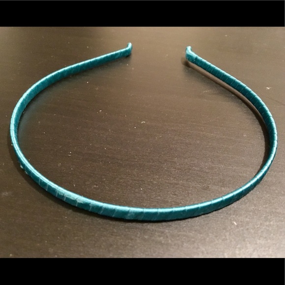 J. Crew Accessories - NWOT- J.Crew teal silk wrapped headband J. Crew Accessories - NWOT- J.Crew teal silk wrapped headband